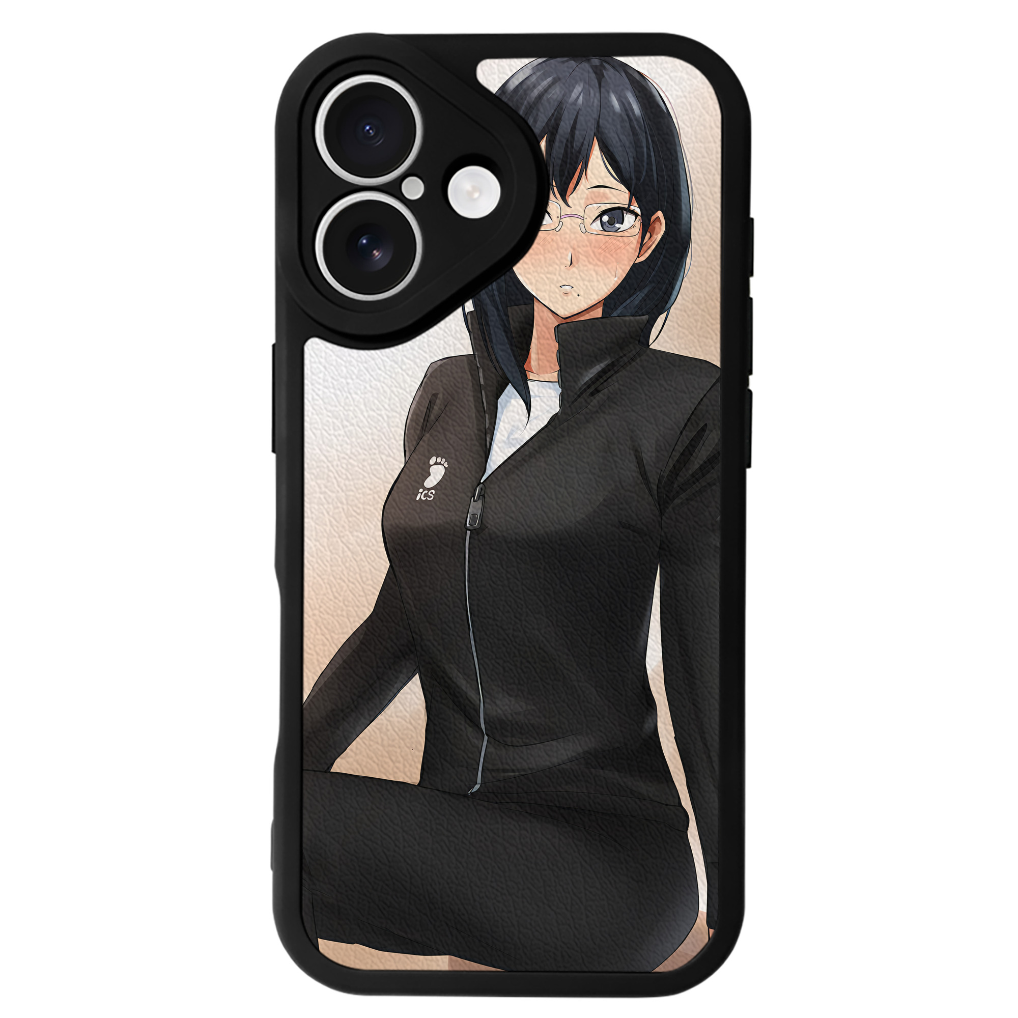 （画像用） ハイキュー!! Haikyu!! 【iPhone 16シリーズ対応】シリコンスマホケース（レザー調） 材質：シリコン
